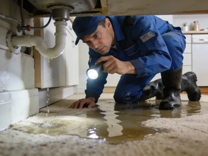 Klempner beim Wasserschaden-Notdienst – schnelle Hilfe bei Leckage und Überschwemmung